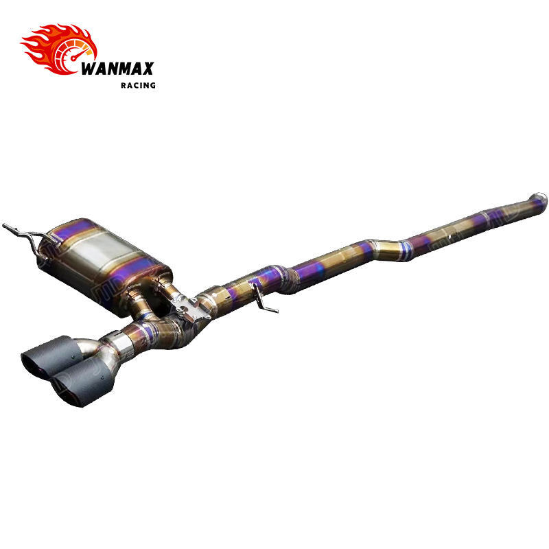 Performance Valved Catback Exhaust System for MINI Cooper S F56 2.0T B48 Engine Titanium Style