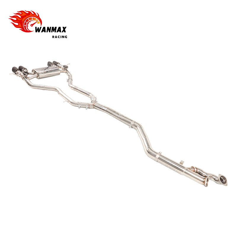 Valvetronic Stainless Steel Catback Exhaust System with Quad Carbon Tips for BMW M2 G87 S58 3.0L Twin Turbo