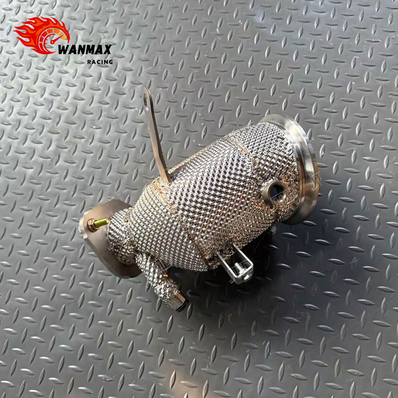 SS304 Heat-Shielded High-Flow Downpipe for Toyota GR Yaris G16E-GTS 1.6L Turbo 2022+
