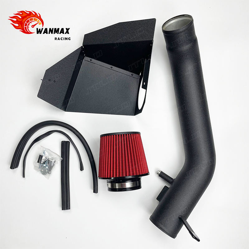 High Performance 89mm Cold Air Intake System Kit with Heat Shield for BMW F30 335i F32 435i F22 M235i F87 M2 N55 3.0L Turbo