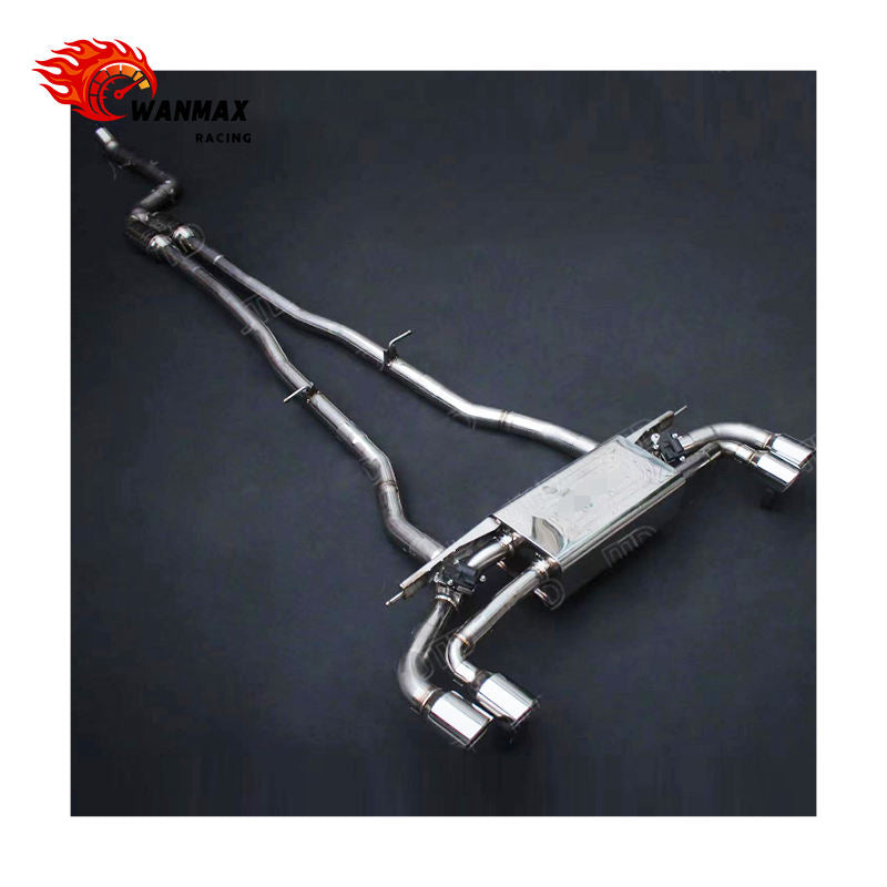 Performance T304 Stainless Steel Valved Catback Exhaust System for BMW G30 540i G38 540Li B58 3.0T 2017+