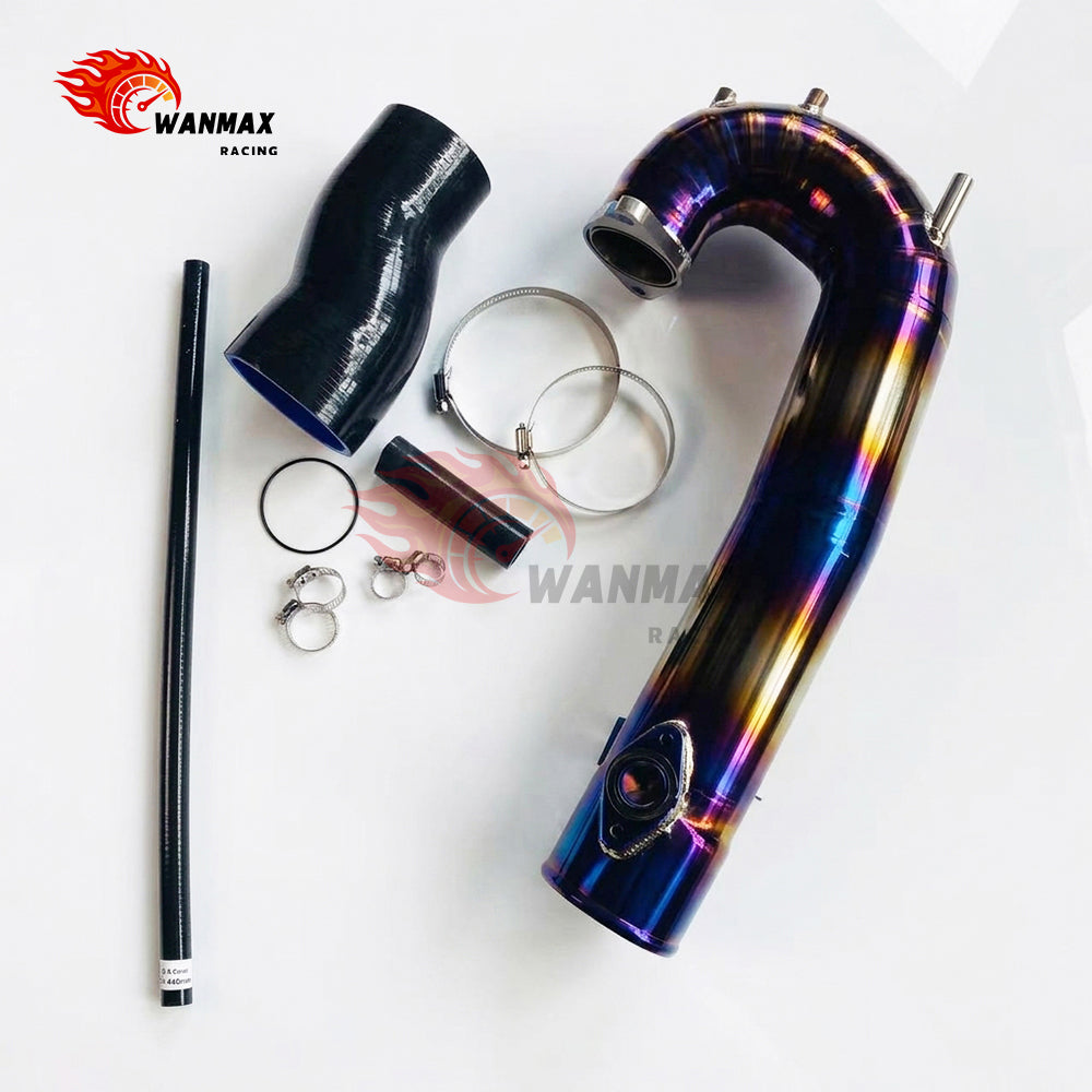 Burnt Blue Titanium Turbo Inlet Pipe for Honda Civic FE1 FL1 Si & Acura Integra DE1 1.5T 2022+