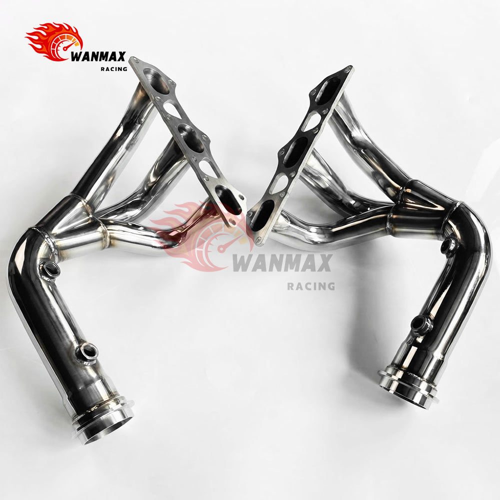 Dual 3-Into-1 Equal-Length Long-Tube Exhaust Headers for Porsche 911 991 GT3/GT3 RS/GT3 Touring 2013-2019