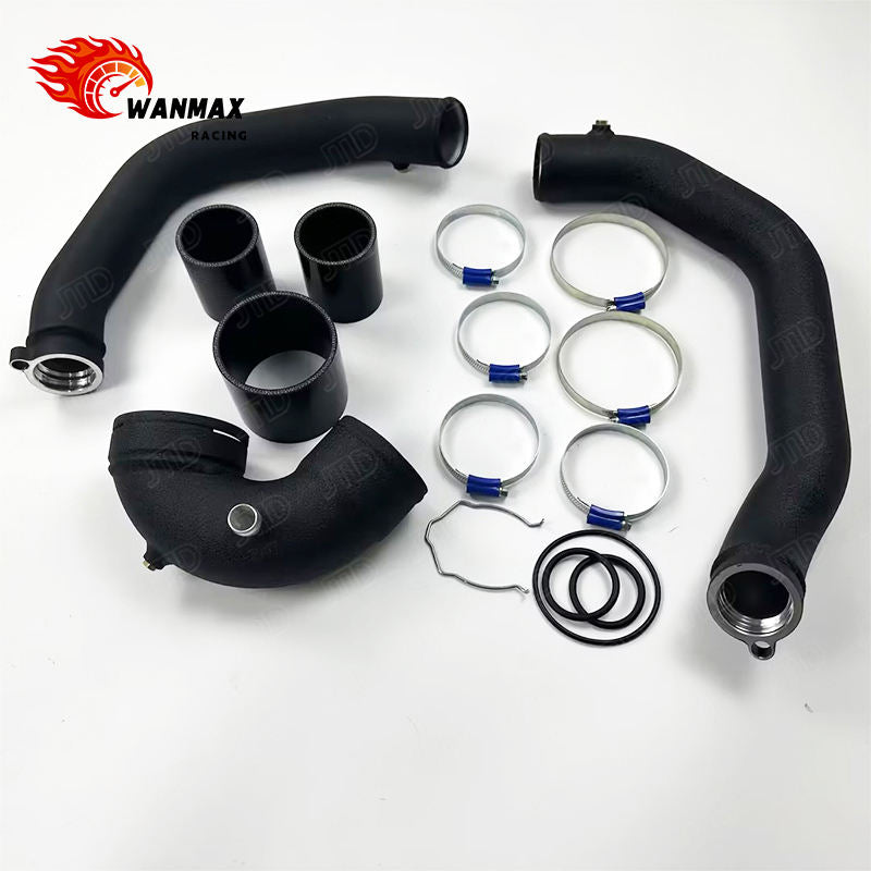 New Stock Aluminum Charge & Boost Pipe Kit for BMW S55 F80 M3 F82 F83 M4 3.0T Twin Turbo INT-BM-016T