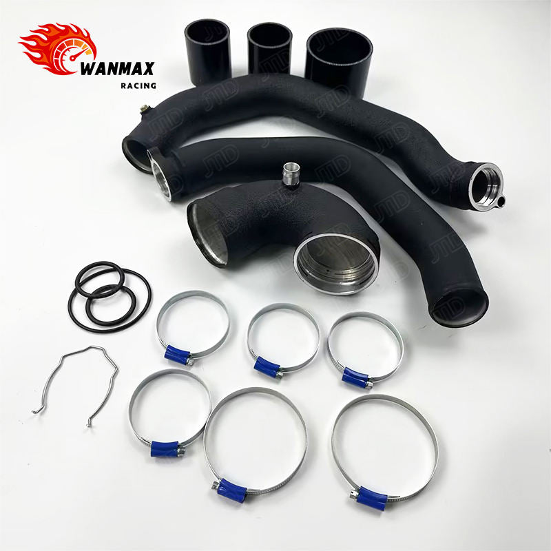 New Stock Aluminum Charge & Boost Pipe Kit for BMW S55 F80 M3 F82 F83 M4 3.0T Twin Turbo INT-BM-016T
