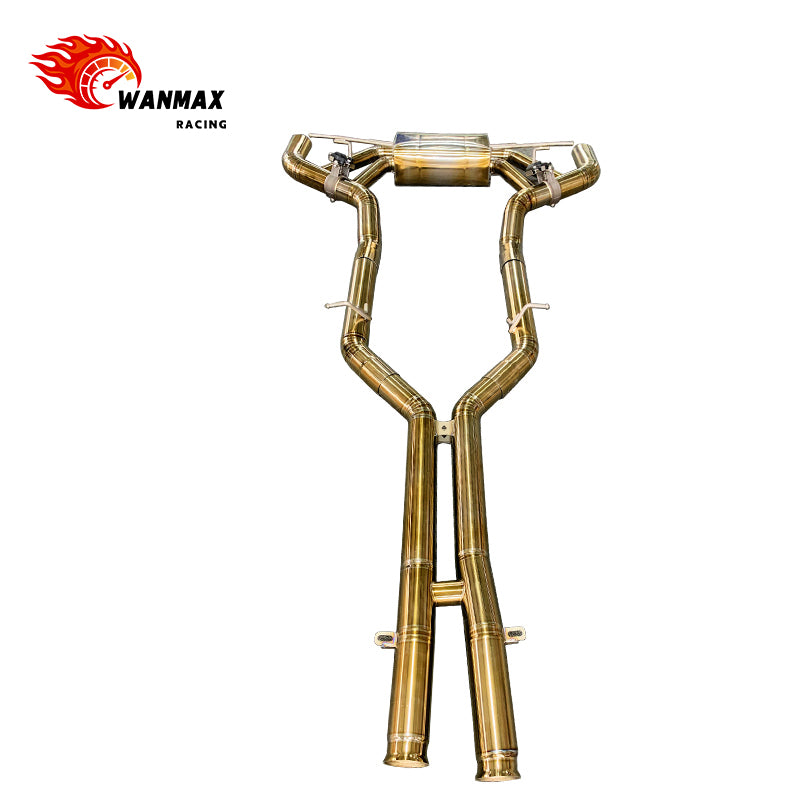 Titanium Valved Exhaust System Catback for Mercedes Benz AMG GT GTS C190 4.0T V8 Active Variable Muffler Performance Upgrades