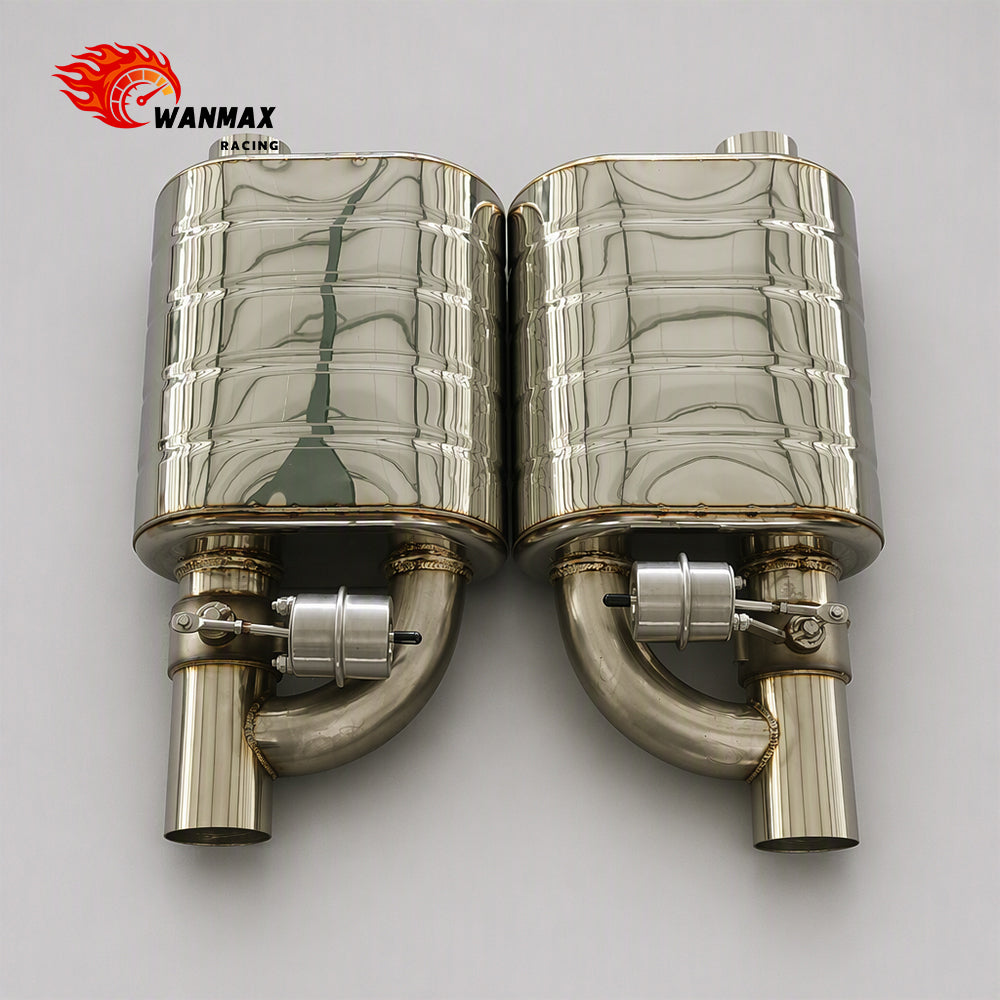 High-Performance Stainless Steel Left & Right Valved Mufflers 2