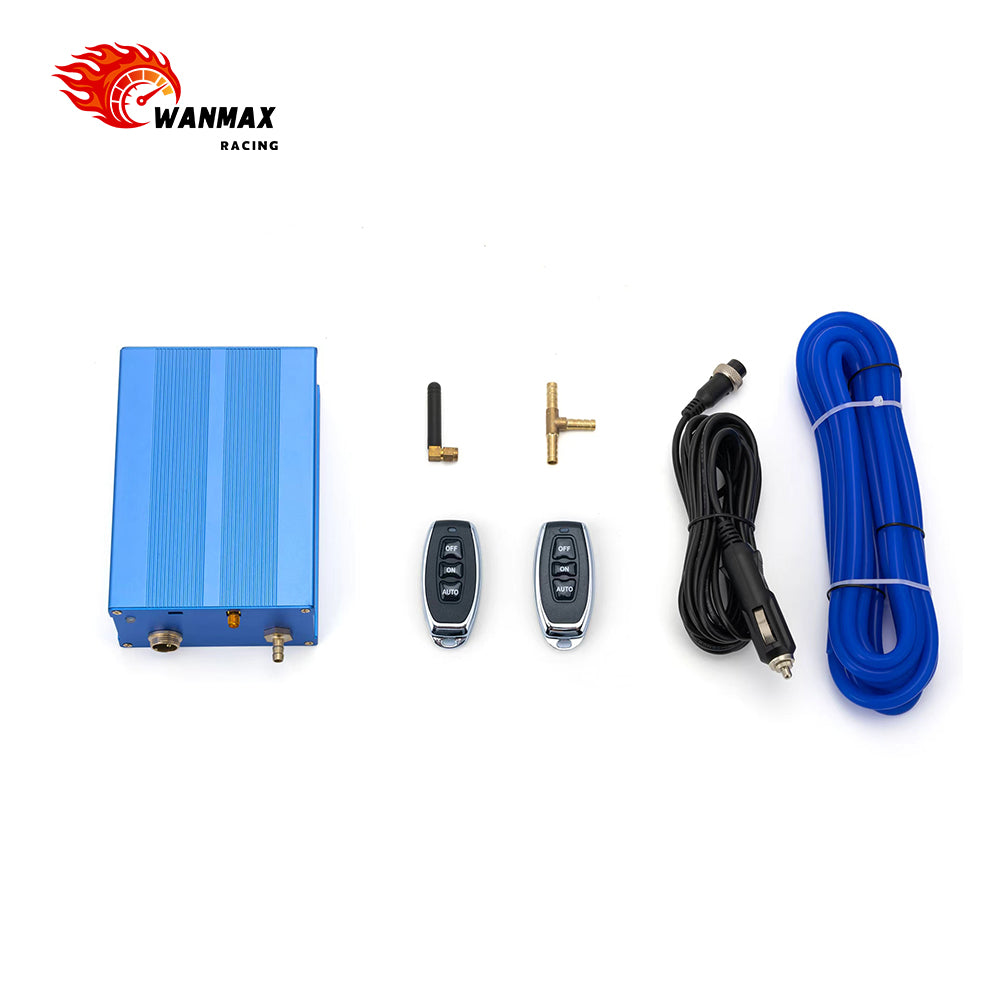 3 Inch Universal Remote Controlled Vacuum Exhaust Cutout Valve Muffler With Pneumatic Valve Remote Controller