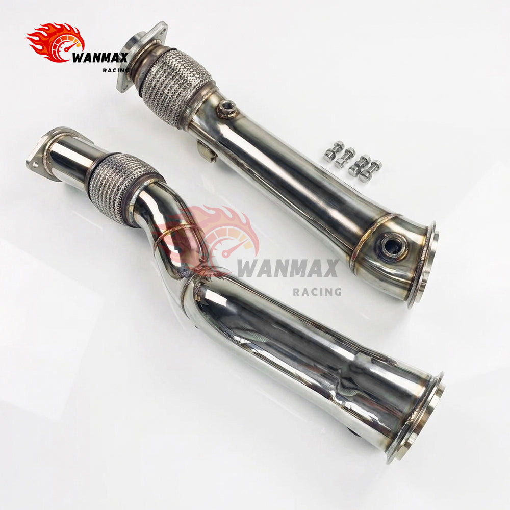 Mirror-Polished Catless Downpipe Set for BMW X3 M F97 X4 M F98 S58 3.0L