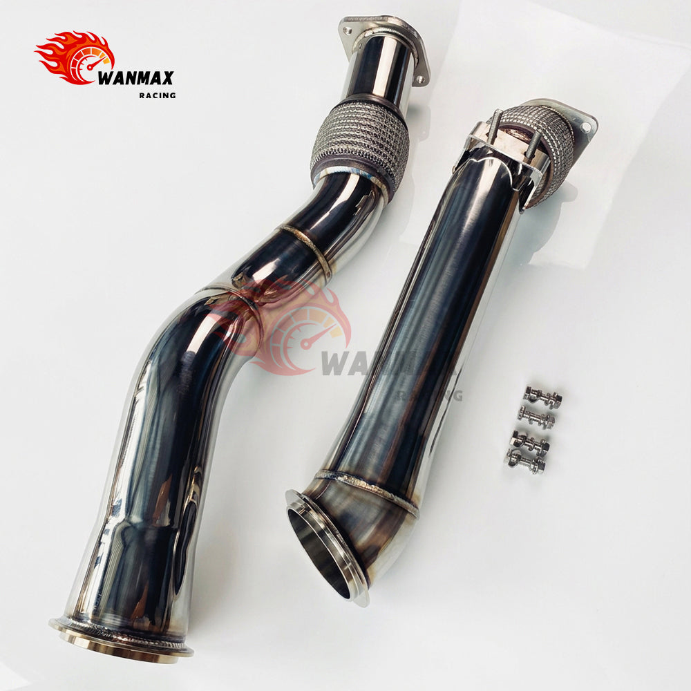 Mirror-Polished Catless Downpipe Set for BMW X3 M F97 X4 M F98 S58 3.0L