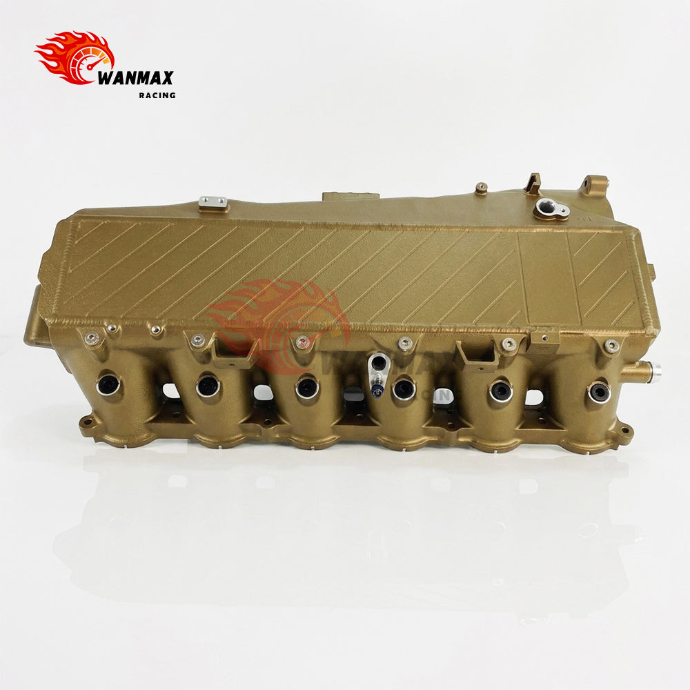 Semi-Cast Aluminum B58TU Gen 2 Intake Manifold with Intercooler & Fuel Rail Port Injection for Toyota GR Supra A90 A91 BMW G20 M340i
