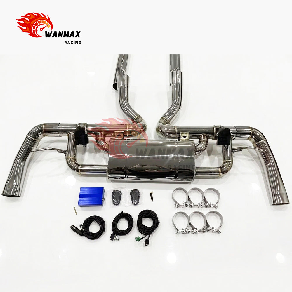 Polished Stainless Steel Valvetronic Catback Exhaust for Mercedes-Benz GLE63 / GLE63S AMG W166 W167 C292