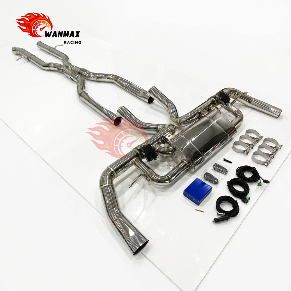 Polished Stainless Steel Valvetronic Catback Exhaust for Mercedes-Benz GLE63 / GLE63S AMG W166 W167 C292