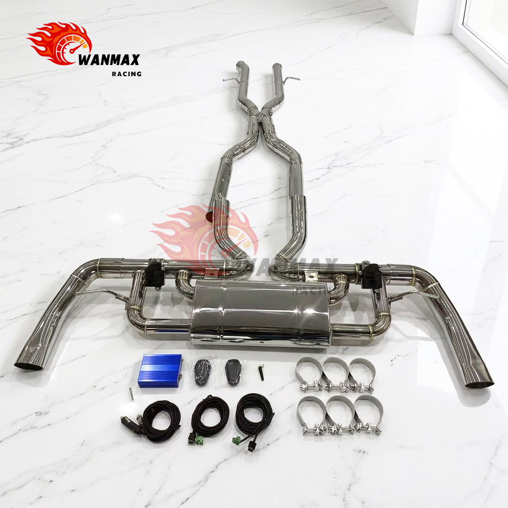 Polished Stainless Steel Valvetronic Catback Exhaust for Mercedes-Benz GLE63 / GLE63S AMG W166 W167 C292