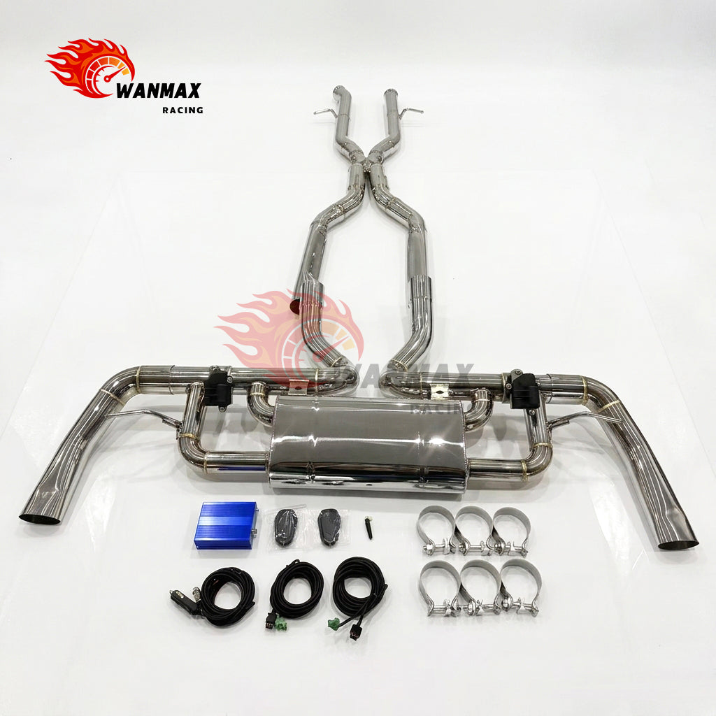 Polished Stainless Steel Valvetronic Catback Exhaust for Mercedes-Benz GLE63 / GLE63S AMG W166 W167 C292
