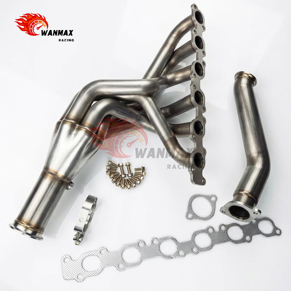 6-in-1 Long-Tube Exhaust Header Manifold for Toyota Land Cruiser 1FZ-FE 4.5L