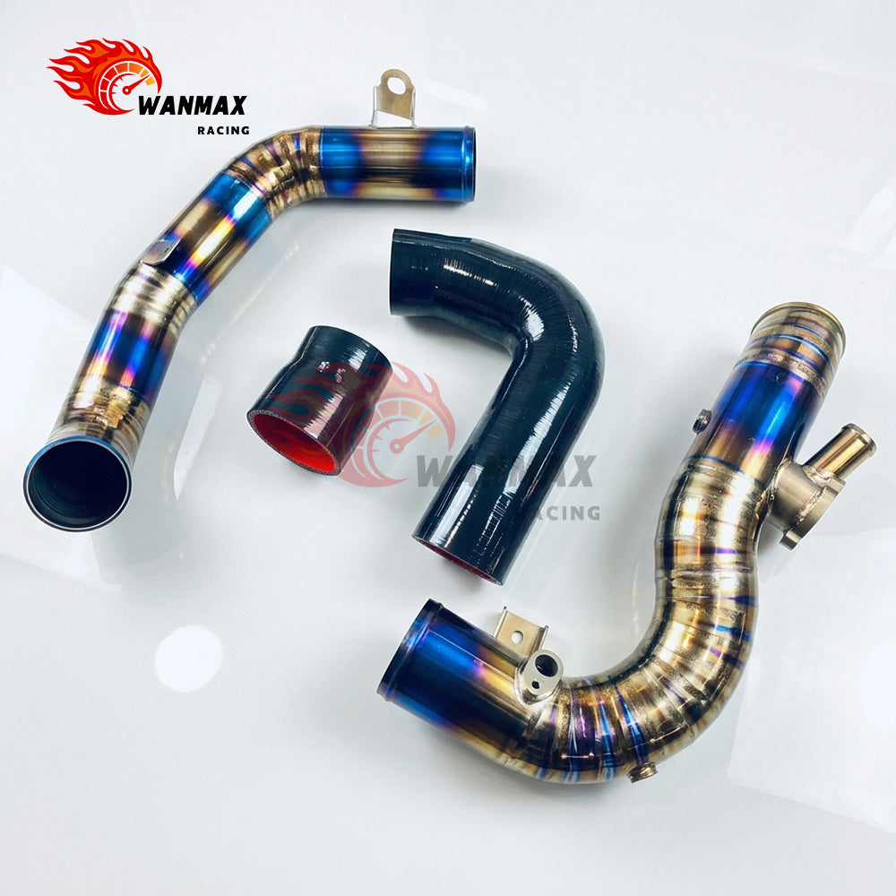 Heavy Duty Anti Leak Titanium Turbo Charger Pipe for VW Golf 8R GTI Clubsport MK8 EA888 Gen 4 Intake Piping Kit