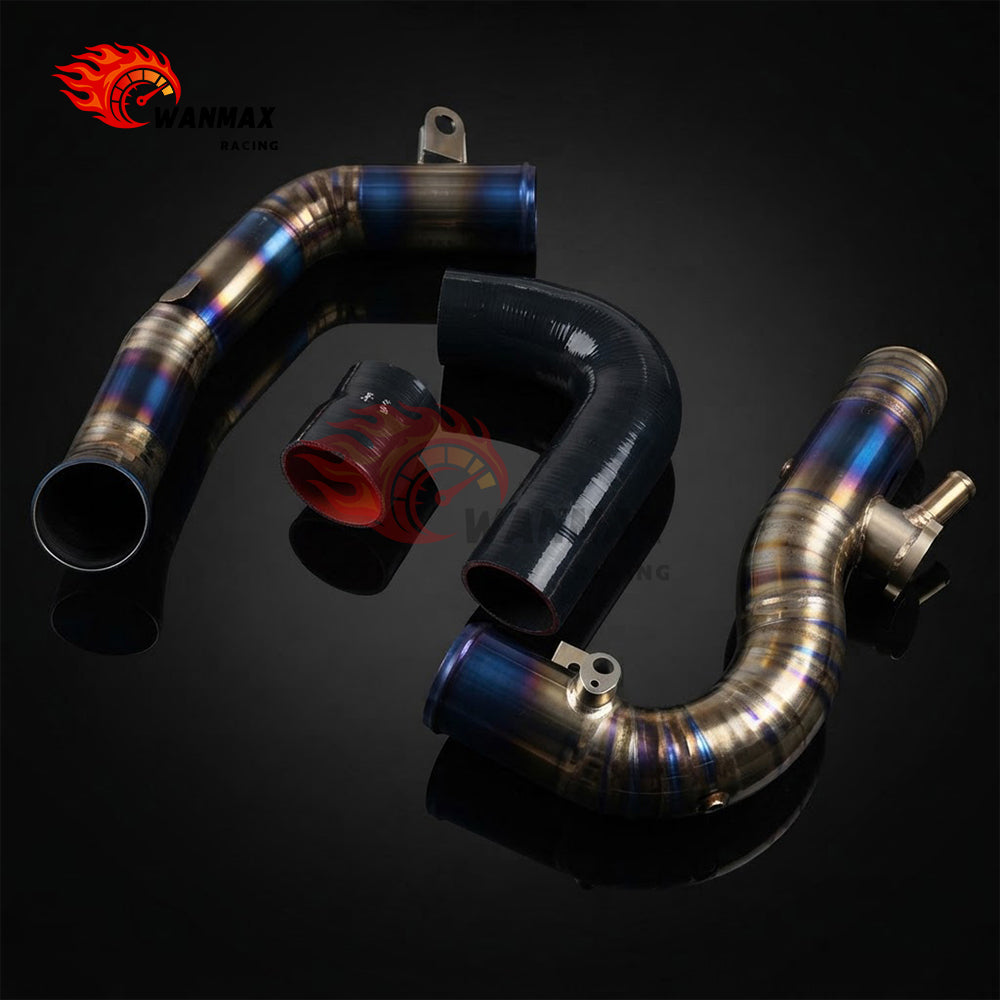Heavy Duty Anti Leak Titanium Turbo Charger Pipe for VW Golf 8R GTI Clubsport MK8 EA888 Gen 4 Intake Piping Kit
