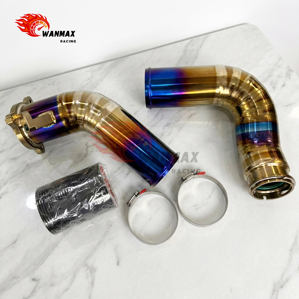 Burnt Blue Titanium Charge Pipe & Turbo Inlet Kit for BMW F-Chassis B48 120i 230i 320i 330i 430i 2.0T