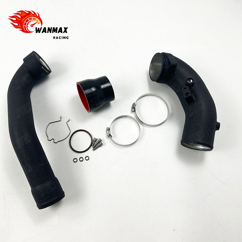 B58 Gen2 Aluminum Charge Pipe Kit BMW G20 & Toyota A90 Supra 3.0L Turbo With Silicone Connectors Turbo Boost Pipe