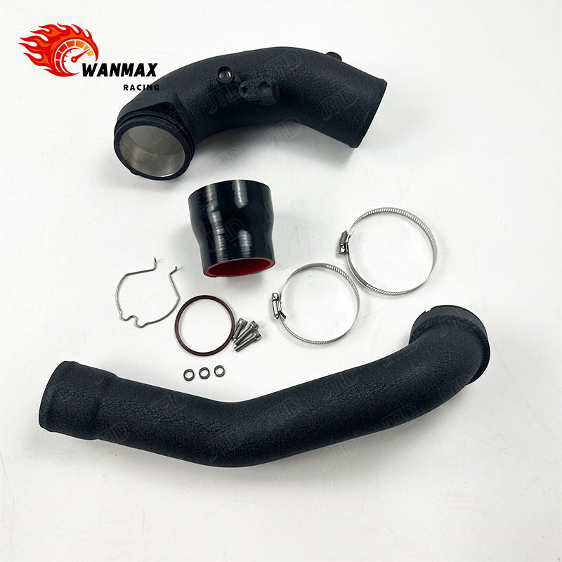 B58 Gen2 Aluminum Charge Pipe Kit BMW G20 & Toyota A90 Supra 3.0L Turbo With Silicone Connectors Turbo Boost Pipe
