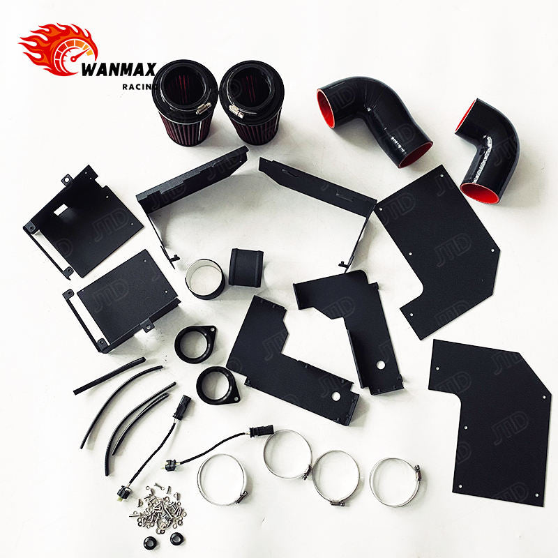 Aluminum Cold Air Intake Kit High Flow Air Filter for Mercedes Benz C400 C450 C43 AMG GLC43 BE-001