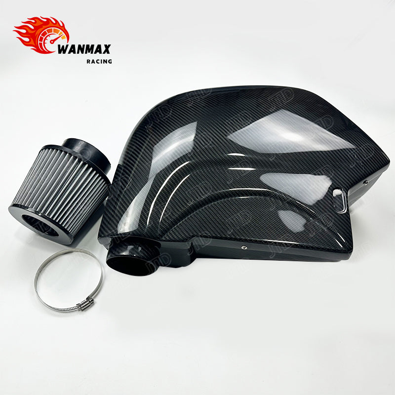 High Flow Carbon Fiber Cold Air Intake System for BMW N55 535i/640i GT X5/X6 with Enclosed Airbox