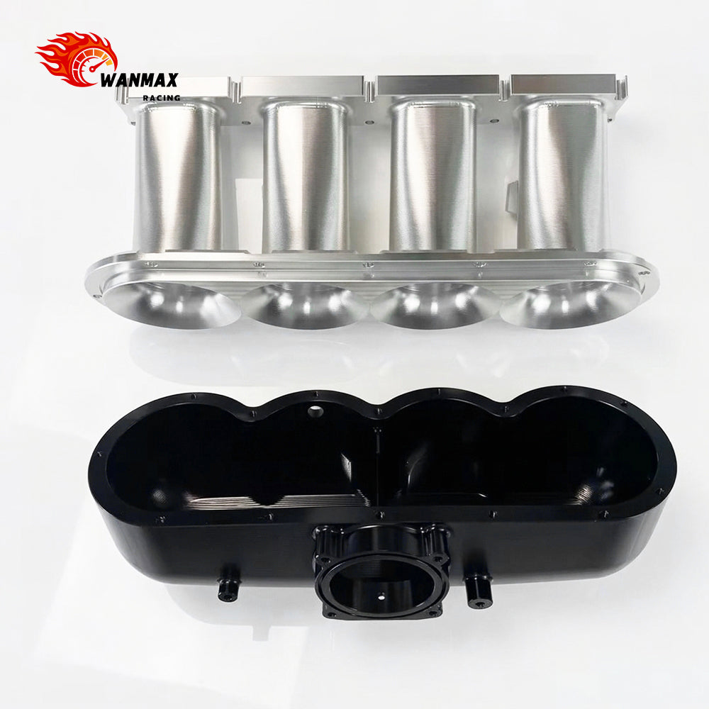 Split CNC Billet Aluminum Intake Manifold With MPI Fuel Rail Kit For MQB EA888 Gen3 EVO4 2.0T TSI/TFSI