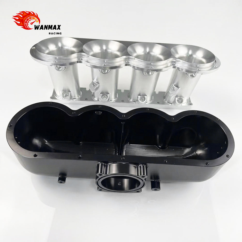 Split CNC Billet Aluminum Intake Manifold With MPI Fuel Rail Kit For MQB EA888 Gen3 EVO4 2.0T TSI/TFSI