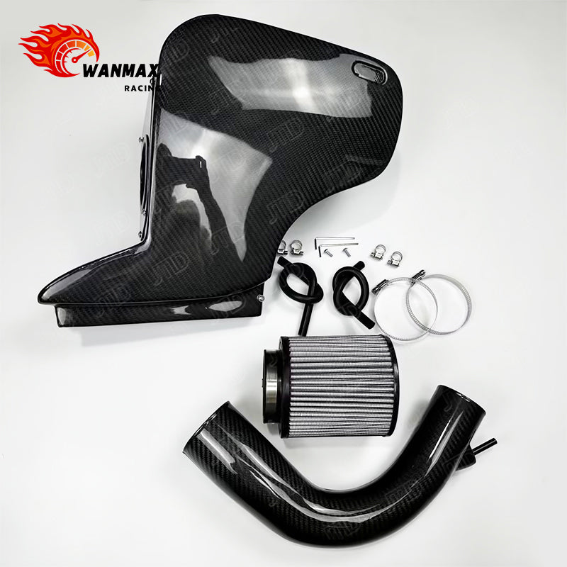 High Flow Carbon Fiber Air Intake Kit for VW Golf MK7 1.4 TSI with Enclosed Cold Airbox