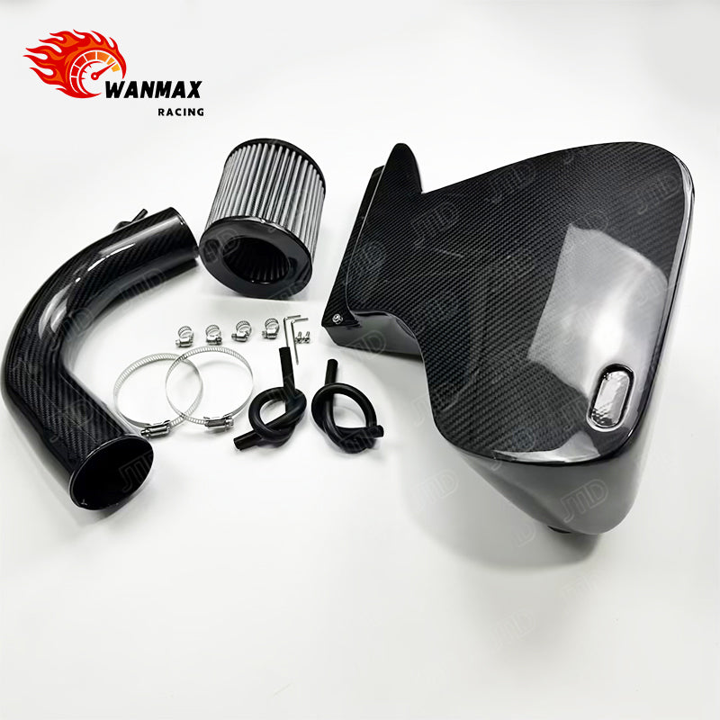 High Flow Carbon Fiber Air Intake Kit for VW Golf MK7 1.4 TSI with Enclosed Cold Airbox