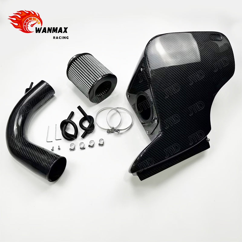 High Flow Carbon Fiber Air Intake Kit for VW Golf MK7 1.4 TSI with Enclosed Cold Airbox