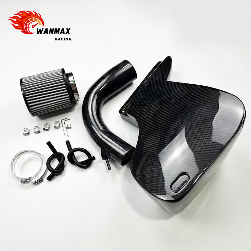 High Flow Carbon Fiber Air Intake Kit for VW Golf MK7 1.4 TSI with Enclosed Cold Airbox
