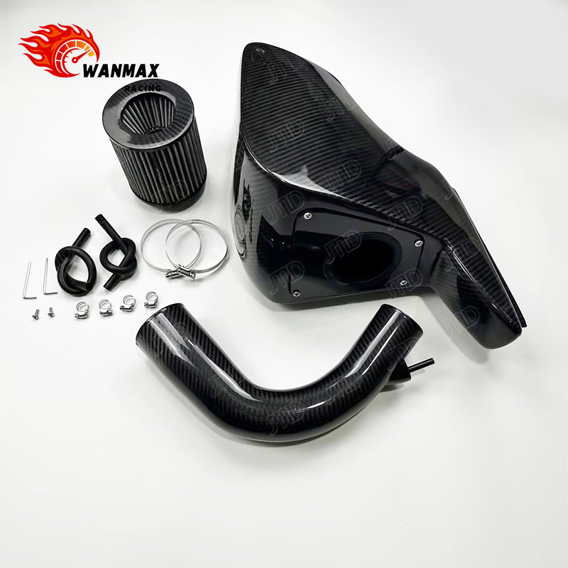 High Flow Carbon Fiber Air Intake Kit for VW Golf MK7 1.4 TSI with Enclosed Cold Airbox