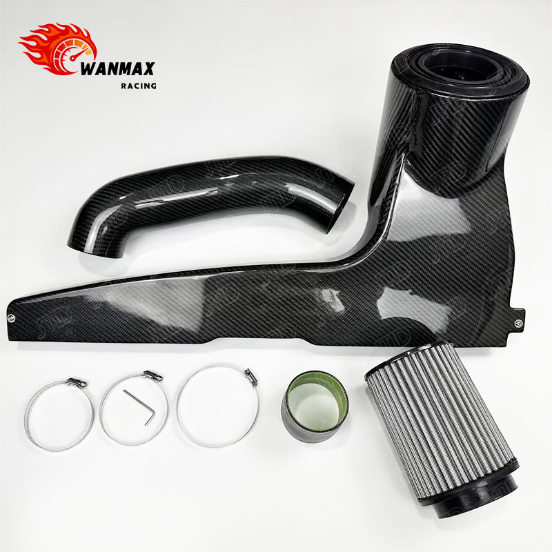 Premium Carbon Fiber Cold Air Intake Kit for VW Golf MK7 GTI/R 2.0T with Intake Pipe and Airbox