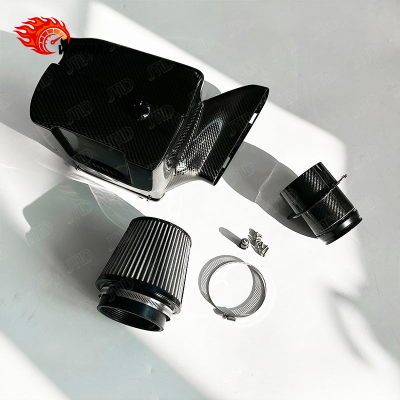 Carbon Fiber Cold Air Intake System Kit for Mercedes-Benz A35 AMG W177/V177 M260 2.0T with Enclosed Airbox