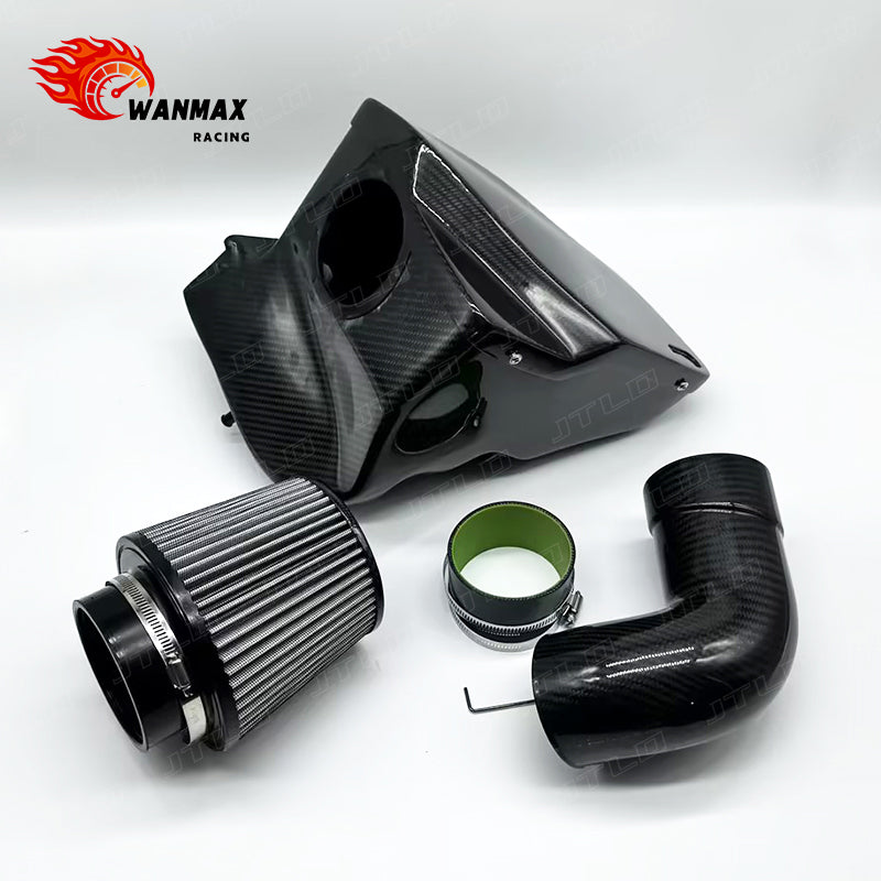 100% Dry Carbon Fiber Cold Air Intake System for BMW 520i/530i G30 B48 2.0T with MAF Pipe