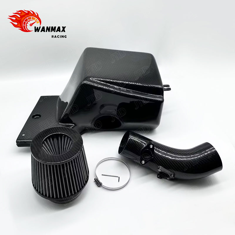 Premium Carbon Fiber Cold Air Intake System Kit for Honda Civic Type R FL5 K20C1 2.0T Engine with Enclosed Airbox