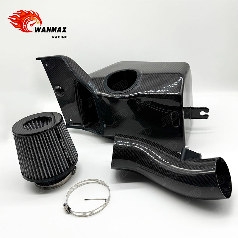 Premium Carbon Fiber Cold Air Intake System Kit for Honda Civic Type R FL5 K20C1 2.0T Engine with Enclosed Airbox