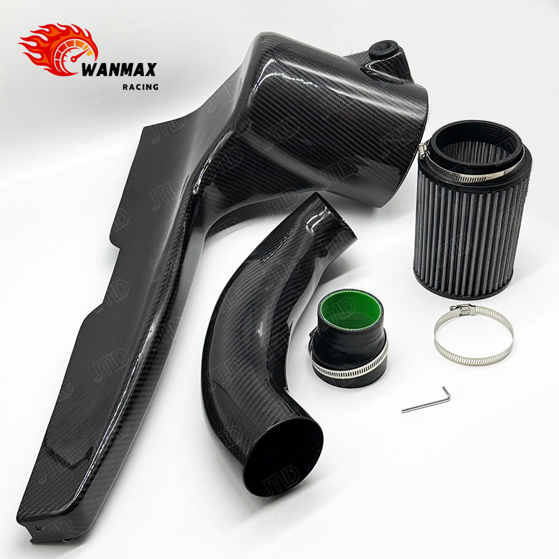 Carbon Fiber Front-Mount Cold Air Intake Kit for VW Golf MK8 GTI/Clubsport EA888 2.0 TSI