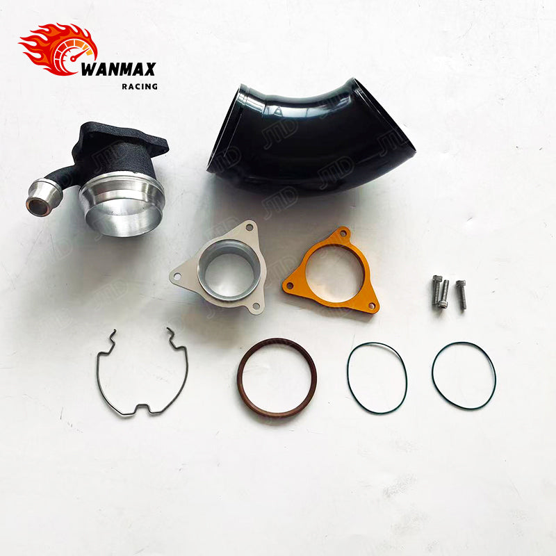 High-Flow Turbo Inlet Pipe Kit with Flange for BMW G20 M340i M240i B58 Toyota GR Supra A90