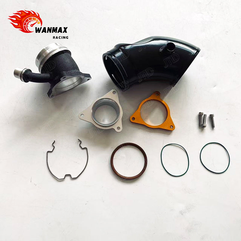 High-Flow Turbo Inlet Pipe Kit with Flange for BMW G20 M340i M240i B58 Toyota GR Supra A90