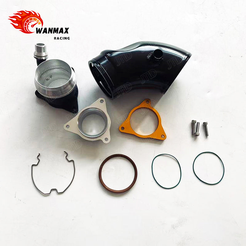 High-Flow Turbo Inlet Pipe Kit with Flange for BMW G20 M340i M240i B58 Toyota GR Supra A90