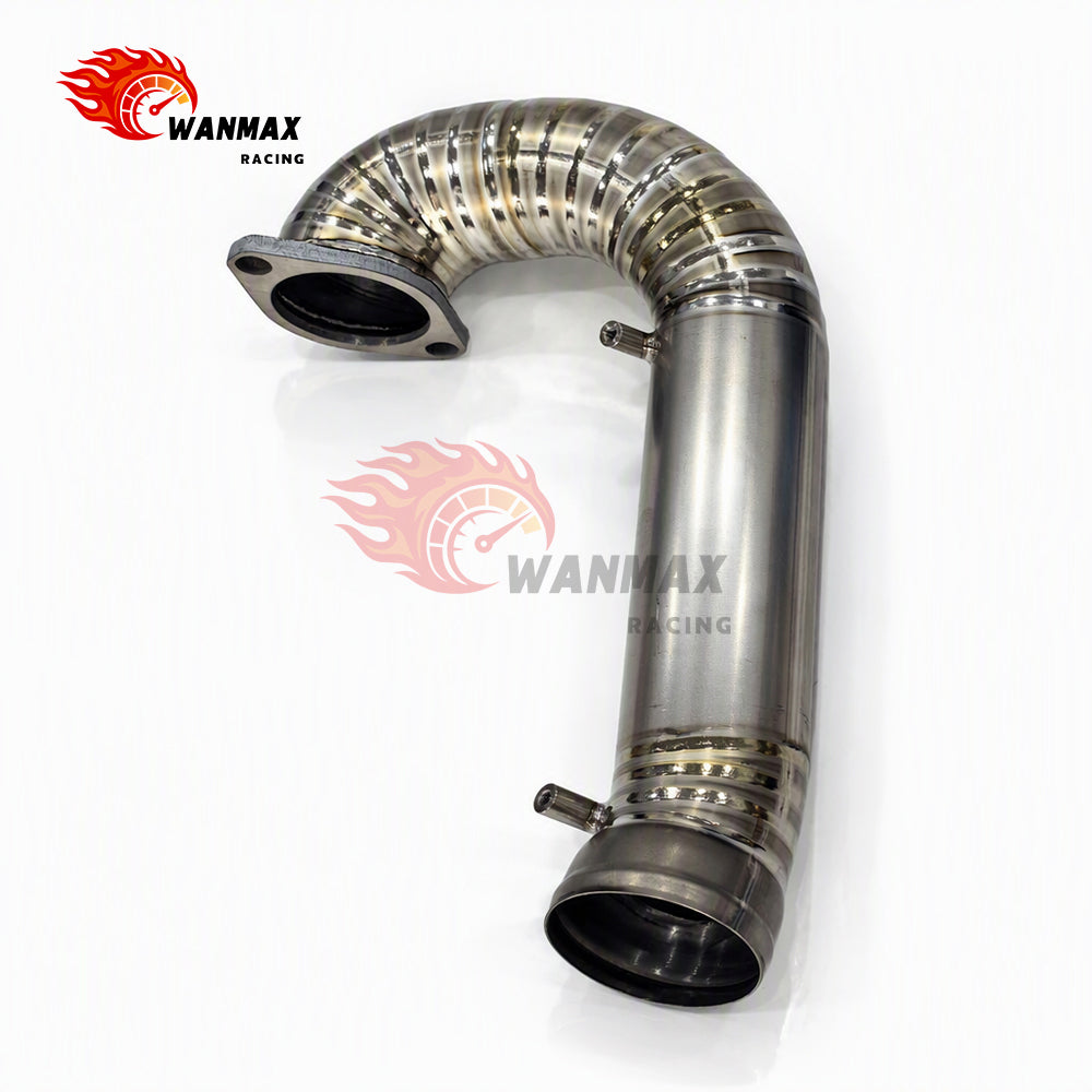 New Version Lightweight Raw Titanium Turbo Inlet Intake Pipe Racing Air Intake Tube for Honda Civic Type R FL5 & Acura Integra Type S DE5 2.0T