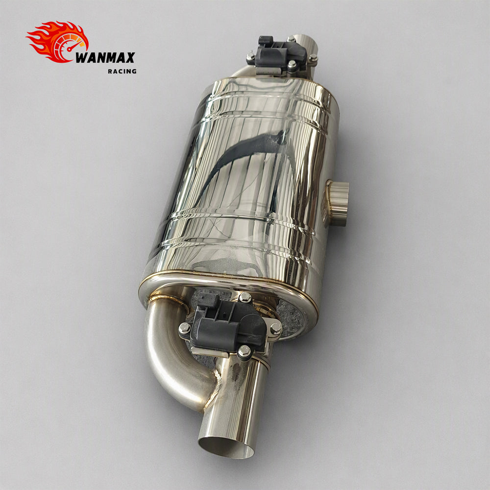 2inch Universal Dual Electric Exhaust Valve Muffler SS304 SS201 With Auto Switch Remote Control