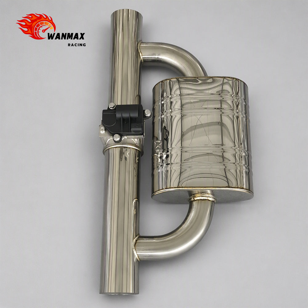 2.75inch Electric Valve Exhaust Muffler With Silencer Canister Remote Control Module Wiring Harness