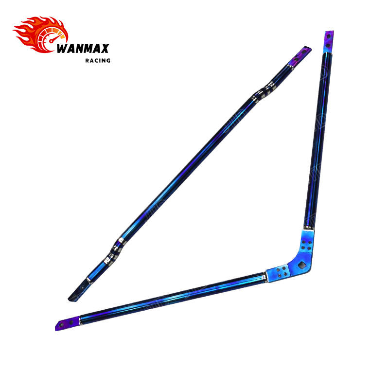 Premium Titanium Front Strut Tower Brace Bars Kit for BMW G80 M3 G82 M4 G87 M2 S58 Engines