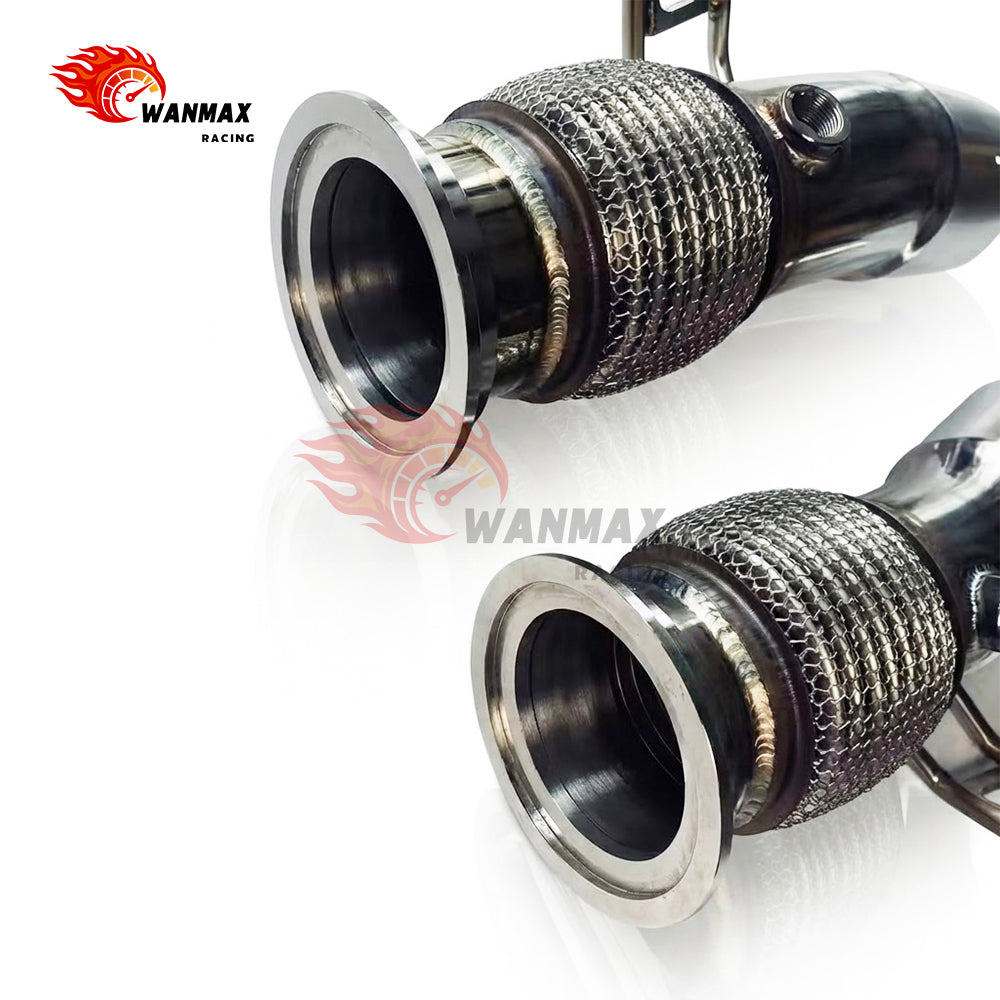 SS304 Equal Length Exhaust Headers for Audi R8 & Lamborghini Huracan Gallardo 5.2L V10