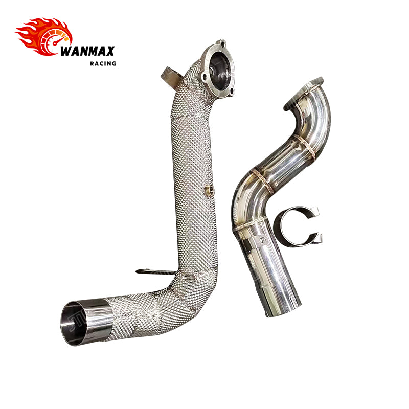 Thermal-Insulated Catless Downpipe for Mercedes-Benz CLA250 C117 M270 2.0L