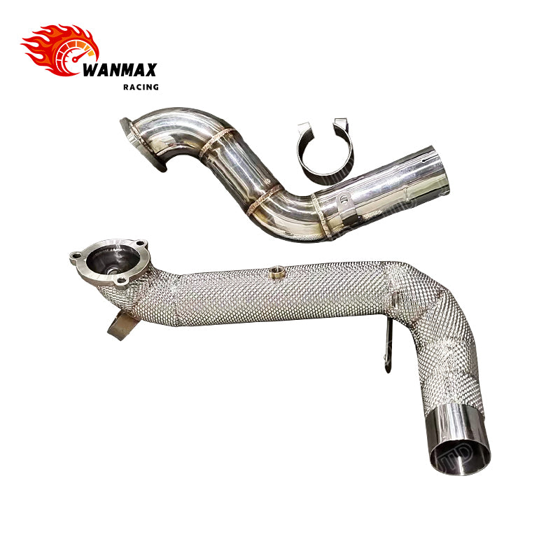 Thermal-Insulated Catless Downpipe for Mercedes-Benz CLA250 C117 M270 2.0L